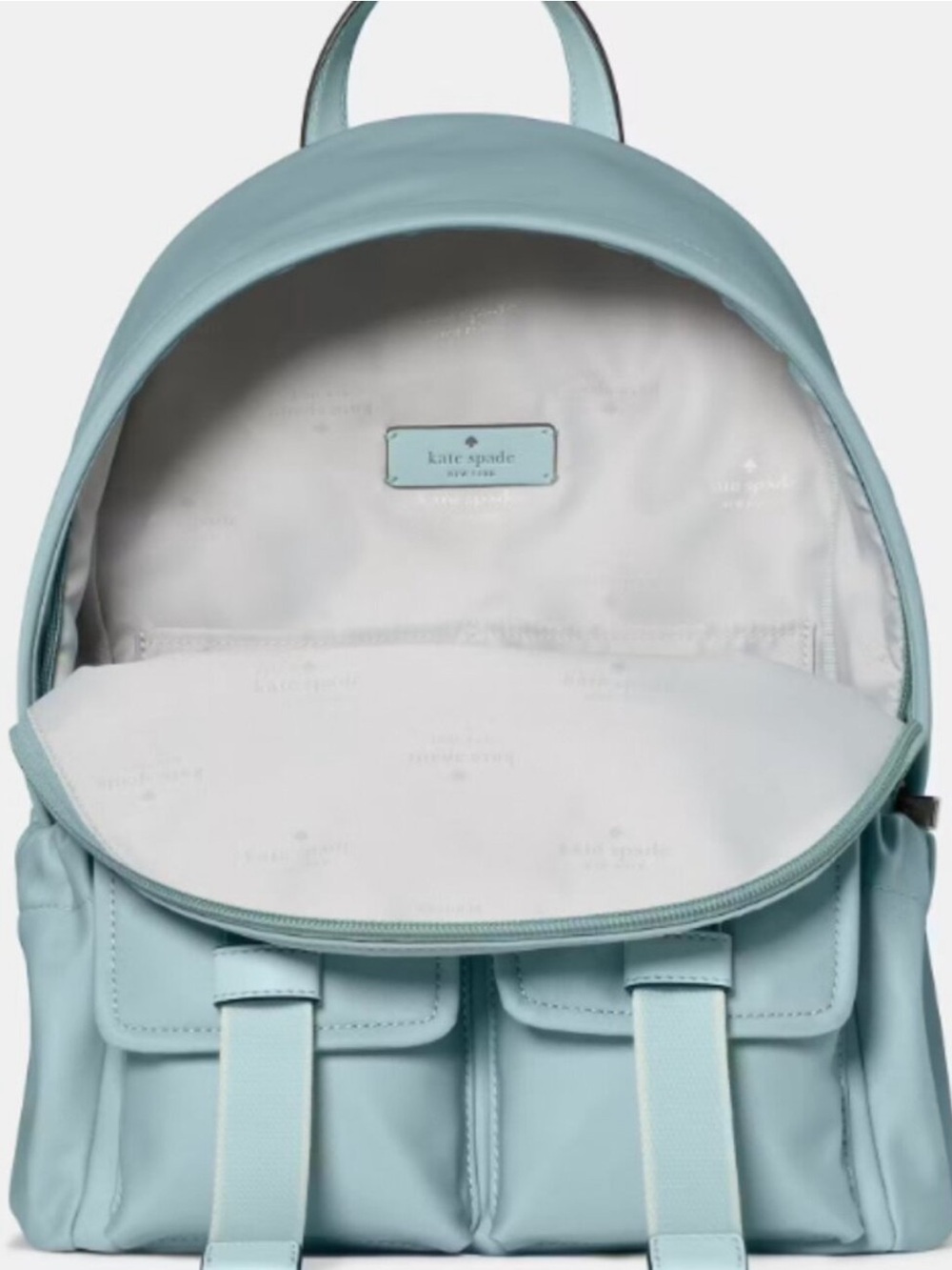 Kate Spade Carter Nylon Cargo Backpack in Aventurine NWOT - Picture 4 of 7